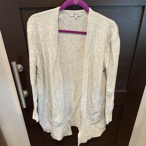 Madewell gray cardigan